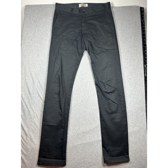 Naked & Famous Slim Chino Black Stretch Pants - Men's Size 28 - Picture 2 of 11